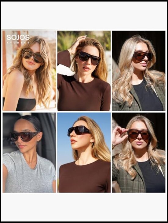 Vintage Retro Oversized Big Aviator Polarized Sunglasses main image 6